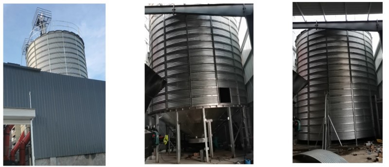 200-ton airtight mesh silo at Ningyang Drying Plant Shandong